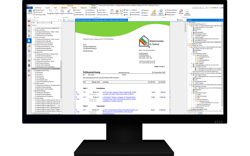 malersoftware-schlussrechnung